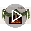 2 Pack 9FT Artificial Christmas Cedar Garlands for Fireplace Decoration - Lifelike Faux Greenery