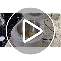 Novaspark Small 6-Cup Stainless Steel Rice Cooker with Timer - Warm White