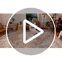 Vintage Washable Area Rug 8x10 Beige Medallion Pattern Living Room Carpet - Durable & Non-Slip