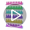 Trophable 24-Inch Clear Wall Mounted Nail Polish Rack Set - 6 Pack
