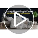 White Goose Feather Down Fiber Comforter King Size All Season Duvet Insert