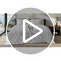 King Size Cooling Comforter with Seersucker Plaid Fabric - Lightweight Summer Bedding, Breathable Silk Feel
