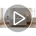 White Full Size Memory Foam Mattress Topper with Cooling Gel Egg Crate & Pillow Top - 4 Inch