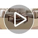 qulint Black 6x9 Feet Memory Foam Rug for Living Room & Bedroom, Non-Slip Washable Large Area Rug