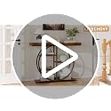 LIFECHOVY Rustic Brown 41.3" Industrial Console Table for Entryway