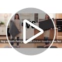 Blue Anti-Fatigue Kitchen Floor Mat 20x39 Inch Cushioned Ergonomic Standing Rug