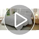 Queen Size Cotton Ruffled Comforter Set with Pleated Texture - White