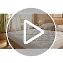 Queen Mattress Topper Plush Pillow Top Mattress Pad for Pressure Relief