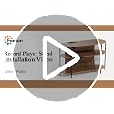 Vinyl Record Player Stand with Power Outlets - 28.3 Inch Walnut Mid Century Console with 3 Tiers