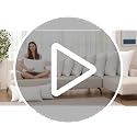 PureDown 26x26 Inch Feather & Down Pillow Inserts Set of 4 - Supportive and Plush