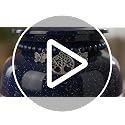 Blue Metal Cremation Urn for Adults 220 lbs - MemoryNest Memorial Urn with Silver Bands & Tree of Life Charm