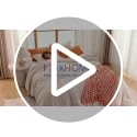 Oversized King Comforter Set Ivory - All-Season 3-Piece Bedding