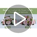 Dusty Pink Faux Flower Centerpieces Set of 10 for Wedding & Events - BLOSMON Variation of Dusty Rose-3 Colors / 10