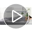 Elegear King Size Cooling Comforter - Gradient Sky Blue 90x108 Inches for Hot Sleepers
