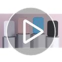 Pink Portable LED Lighted Makeup Mirror with 360° Rotation & Dimmable Touch Screen