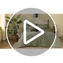 Queen Sage Green Comforter Set 7 Pieces - Linen Texture Bed in a Bag