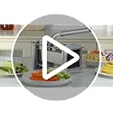 Sopito French Fry Cutter with 3 Blades for Potatoes, Carrots & Apples - 1/4, 3/8, 1/2 Inch