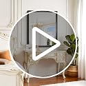 Bathroom Mirror, 42 x 30 Inch Brushed Black Rectangle 0.6" Thickened