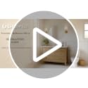 USHOWER Frameless Oval Bathroom Mirror 24x36 Inch Over Sink - Modern Design