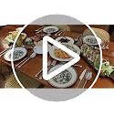 Kelenfer 20-Piece Stainless Steel Flatware Set with Musical Note Handles - Silver / 20 Pcs