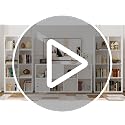 IRONCK White 8-Cube Reversible Storage Organizer - Multi-Use Bookshelf & TV Stand