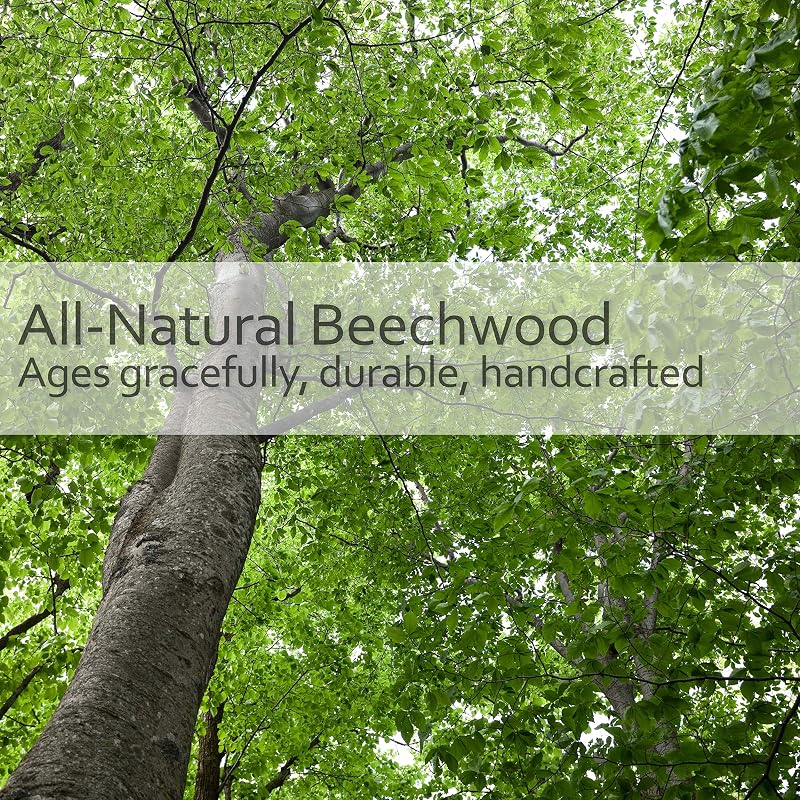 Hedgehog Hairbrush with Hornbeam Pins in Beechwood – 3.9 in