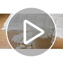 Lightweight Wool Comforter Twin 68x88 Inches - White, Summer Bedding with 120gsm Australian Wool