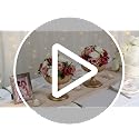 Gold Urn Vase for Wedding & Events - 10Pcs Distressed Compote Centerpieces (Variation: Gold / 10Pcs)