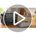 Dark Gray 1.2L Self-Heating Lunch Box for Adults - Cordless Food Warmer