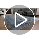 Cuzwlovita 8x10 Ft Green Abstract Washable Area Rug - Modern Living Room Decor