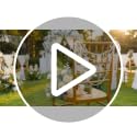 64 Pcs Ivory Pearl Chair Sashes with Bows – Wedding Garland Décor Set