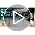 Teal Cordless Stick Vacuum Cleaner 500W 55KPa Self-Standing Home Vacuum