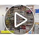 Gray Adjustable Wall Shelf Brackets - 32 Pack for Garage & Home Shelving - Made in USA - EZStudRack