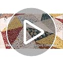 King Quilt Set 3 Pieces - Burnt Orange Floral Patchwork Coverlet - Soft & Reversible Bedding