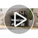 Foldable Luggage Rack with Storage Shelf for Guest Room Black - 2 Pack