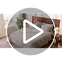 California King Comforter Set with Sheets - Dark Oatmeal Boho 7 Pieces