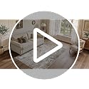 7x9 Area Rug - Washable Neutral Abstract Living Room Carpet - Brown Grey