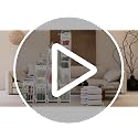 4-Tier Slim Bathroom Storage Cabinet Tall Narrow Organizer - BINSIO