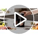 WONMAKE Gravity Electric Salt and Pepper Grinder Set Black - Dual Speed & Adjustable Coarse