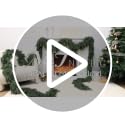 Green 6FT Cedar Garland Set - 4PCS Real Touch Christmas Decorations